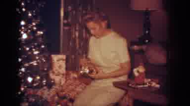 Blainsport Pennsylvania USA (1962): Putting Christmas Gifts Under The Tree