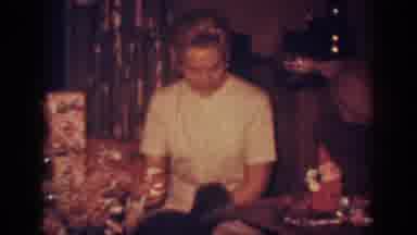 Blainsport Pennsylvania USA (1962): Christmas Joy Lights In The Room Of My House