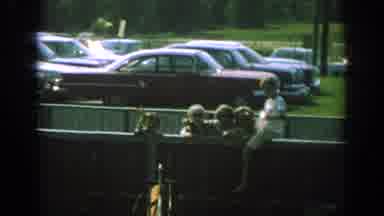 Anaheim California USA (1962): A Family With Children Enjoying The Landscape Of A