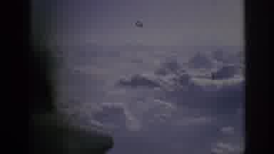 Anaheim California USA (1962): The View From An Airplane And A Woman Walking On A