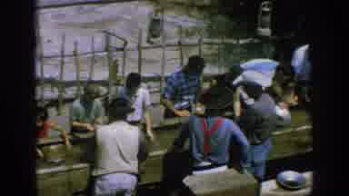 Anaheim California USA (1962): Gold Mining Sifting Children Learning How To Sift