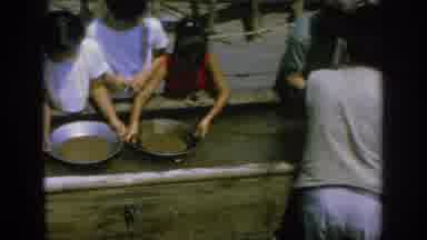 Anaheim California USA (1962): Kids & Adults At Gold / Gemstone Mine, Kids Moving