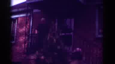Raleigh North Carolina USA (1962): An Older Man Standing On Porch Looking Out