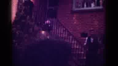 Raleigh North Carolina USA (1962): Man Walking Down The Stairs Of A House