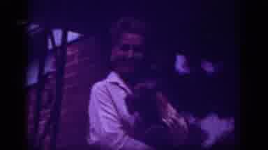 Raleigh North Carolina USA (1962): Woman In White Shirt Holding And Kissing Pet