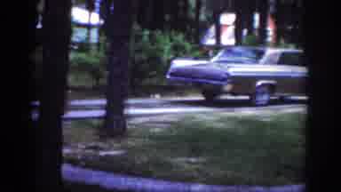 Raleigh North Carolina USA (1962): Car In The Garage Of A Very Pleasant House With