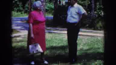Raleigh North Carolina USA (1962): My Grandmother And Grandfather Having A