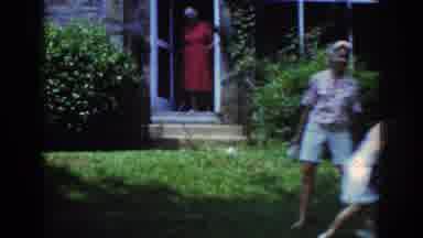Raleigh North Carolina USA (1962): Outside An Elderly Woman's Home