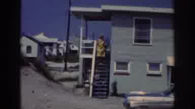 Raleigh North Carolina USA (1962): Lady In Yellow And White Polka Dots Dress Works