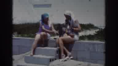 Raleigh North Carolina USA (1962): Two Friendly Female Friends Showing Their Pets