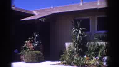 Yorba Linda California USA (1962): Outdoor Garden In First Of Someone's Home