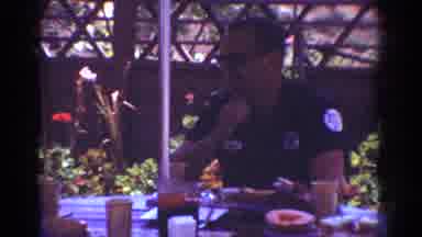 Yorba Linda California USA (1962): Three People Eating