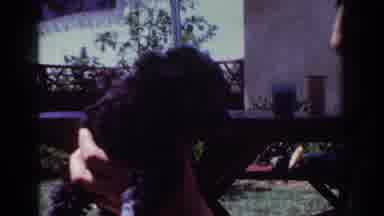 Yorba Linda California USA (1962): Well Looked After Pet Dog Licking Its Lips As