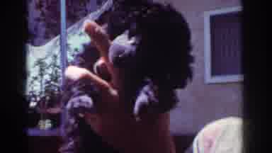 Yorba Linda California USA (1962): Poodle Puppy Playing With A Person's Hand