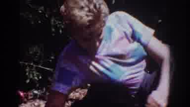 Yorba Linda California USA (1962): Me Making Friend With A Black Swan