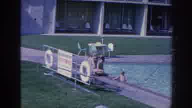 Memphis Tennessee USA (1963): A Day At The Hotel Pool With Mom And Siblings