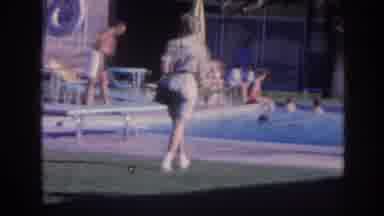 Memphis Tennessee USA (1963): Woman With White Shoes And Black Purse And Khaki