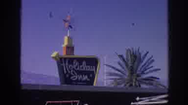 Memphis Tennessee USA (1963): View Of Old Holiday Inn Sign At Sunny Tropical