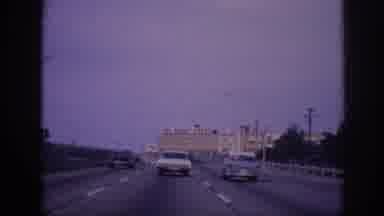 Memphis Tennessee USA (1963): Driving Down The Freeway In The Fifties Beater