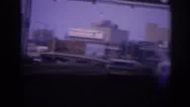 Memphis Tennessee USA (1963): Night Time With Shining Colored Lights And Old