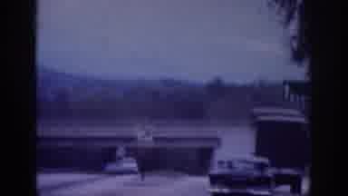 Memphis Tennessee USA (1963): Shaky Footage Of A Tree Covered Hill And Some