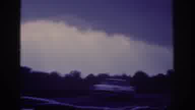Memphis Tennessee USA (1963): Driving Through Stormy Weather The Clouds Darken In
