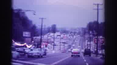 Memphis Tennessee USA (1963): Suburban Driving Footage