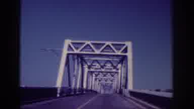 Memphis Tennessee USA (1963): Vehicle Going Over A Bridge