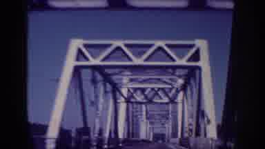 Memphis Tennessee USA (1963): A Person Passing In A Bridge , It's Exciting