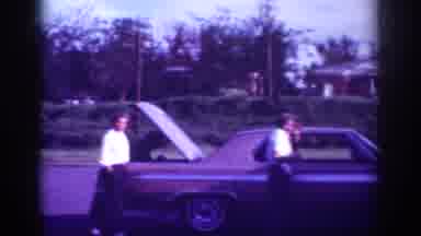 Memphis Tennessee USA (1963): Family Withdraws Muscle Car Shopping In A Small Town