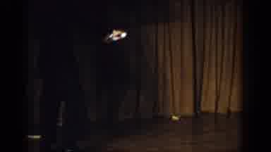 Saint Louis Missouri USA (1965): A Young Man Tap Dancing On A Stage In A Black