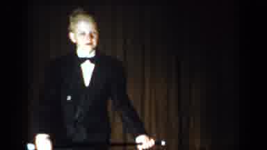 Saint Louis Missouri USA (1965): Formally Dressed Pre-Teen Child Dancing Around On