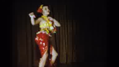 Saint Louis Missouri USA (1965): Young Child Dancing Right To Left In A Hawaii