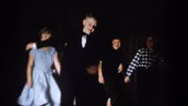 Saint Louis Missouri USA (1965): People In Fancy Attire Dancing On Stage