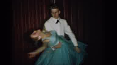 Saint Louis Missouri USA (1965): Couple Rehearsing Dance Moves In Private Section