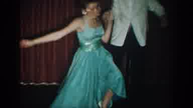 Saint Louis Missouri USA (1965): Young Lad Sweeps Young Woman Off Her Feet While