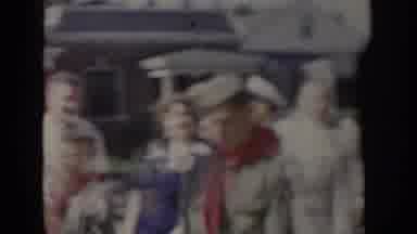 Saint Louis Missouri USA (1965): March Of Women, Soldiers And People From Old