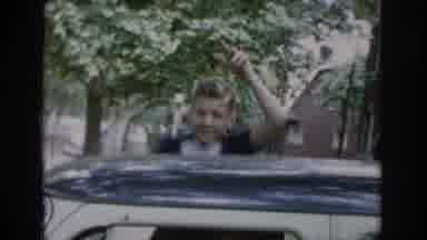 Saint Louis Missouri USA (1965): Mom And Son Old Video In Which They Are In A Car