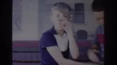 Saint Louis Missouri USA (1965): Boy In Blue Fools Boy In Red And White Stripes