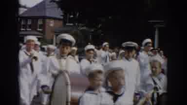 Saint Louis Missouri USA (1965): Young Kids In A Band Playing Instruments For A