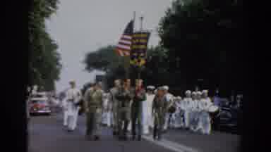 Saint Louis Missouri USA (1965): People Marching In The Street