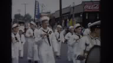 Saint Louis Missouri USA (1965): Young Boys With Uniforms Marching On The Streets