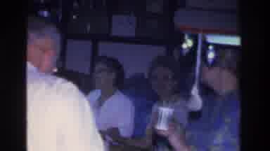 Hoboken New Jersey USA (1966): Old People Gather For Their Annual Christmas Party