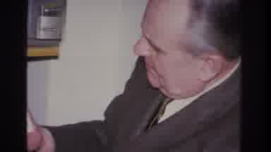 Hoboken New Jersey USA (1966): Showing His Happiness About The Paper