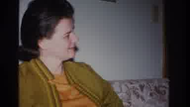 Hoboken New Jersey USA (1966): Vintage Home Video Of Two Women Sitting On The