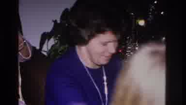 Hoboken New Jersey USA (1966): Woman By Tree Hands Out Gifts With Smile On Face As