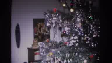 Hoboken New Jersey USA (1966): Decorated Christmas Tree