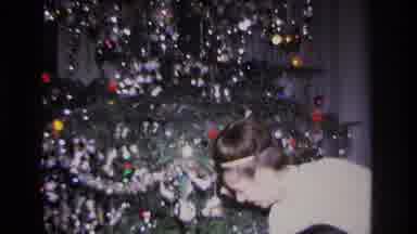 Hoboken New Jersey USA (1966): Home Movie Of Family Handing Out Christmas Gifts