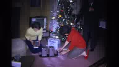 Hoboken New Jersey USA (1966): Enjoying The Holidays Together