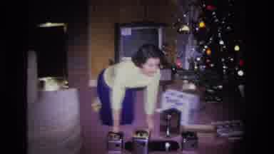 Hoboken New Jersey USA (1966): Home Movie Of My Family During Christmas In Front